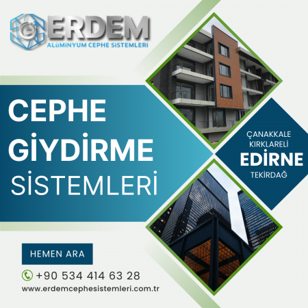 Tekirda� Cephe Giydirme Sistemleri, Tekirda� Cephe Kaplama, Tekirda� Al�minyum Cephe Giydirme